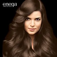 Enega nourishing no ammonia dark brown cream hair color with argon oil green tea extract 120ml-thumb2