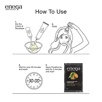 Enega nourishing no ammonia dark brown cream hair color with argon oil green tea extract 120ml-thumb4