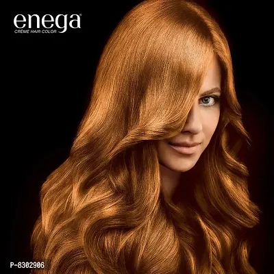 Enega nourishing no ammonia honey blonde cream hair color with argon oil green tea extract 120ml-thumb3