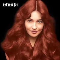 Enega nourishing no ammonia mahogany cream hair color with argon oil green tea extract 120ml-thumb2