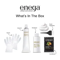 Enega nourishing no ammonia original black cream hair color with argon oil green tea extract 120ml-thumb3