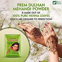 Prem Dulhan 100% Pure Natural Henna Mehandi Powder, 1kg - Green (pack of 1)-thumb3