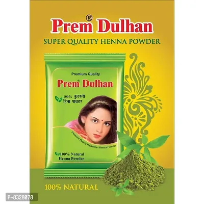 Prem Dulhan 100% Pure Natural Henna Mehandi Powder, 1kg - Green (pack of 1)-thumb5