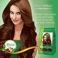 Prem Dulhan Hair Henna Natural Henna Based Hair Color |Natural Brown| -125gm (Pack of 1)-thumb3