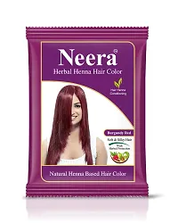 Neera Harbal No Ammonia Long Lasting Natural Henna Based Hair Color for Men And Women 15 GRM (Pack of 50) (Burgundy Red)-thumb4