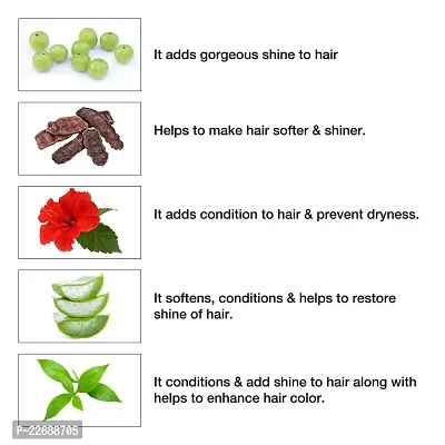Neera Harbal No Ammonia Long Lasting Natural Henna Based Hair Color for Men And Women 15 GRM (Pack of 50) (Natural Brown)-thumb4