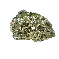 Combo of Pyrite Adjustable Ring, Pendant, Bracelet and 30-50 Gram Pyrite Raw Rough Cluster Peru Pyrite for Attracts Business Luck - Money Magnate, Healing/Vastu/Gifts/Wealth, Natural Pyrite for Men -thumb3