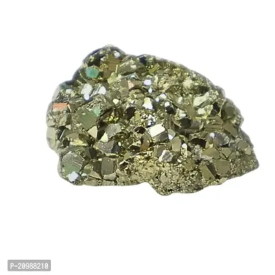 Combo of Pyrite Adjustable Ring, Pendant, Bracelet and 30-50 Gram Pyrite Raw Rough Cluster Peru Pyrite for Attracts Business Luck - Money Magnate, Healing/Vastu/Gifts/Wealth, Natural Pyrite for Men -thumb4