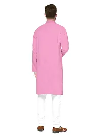 MODISH Solid Plain Kurta Set (42, Light Pink)-thumb3