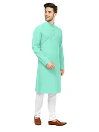 MODISH Solid Plain Kurta Set (38, SEA Green)-thumb2