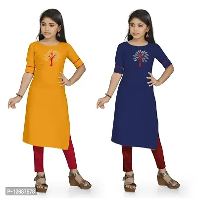 fancy morden cotton kurti  kurtas Combo for cute girls-thumb0