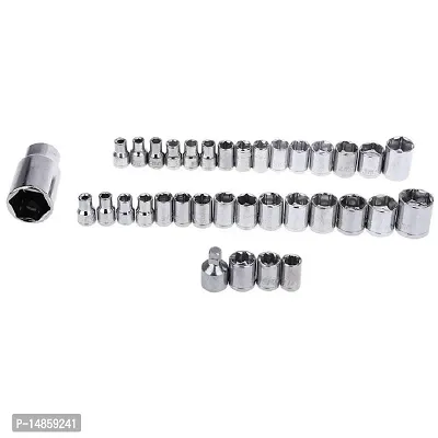 40 In 1 Pcs Tool Kit  Screwdriver, Socket, Wrench Set Multi Purpose Combination For Auto Car Repair-thumb4