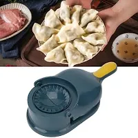 2 in 1 Dumpling Maker , Momos Maker Machine, Dumpling Press Mould for Gujia, Ghughra Making, Mould Machine, Puri Maker-thumb1