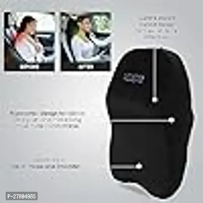 ar Neck Rest Pillow Experience Ultimate Comfort with Ultrasoft Cushioning, Superior Neck Support Pain Relief Memory Foam Head Rest with Washable Black Velvet Cover for Luxurious Car Rides