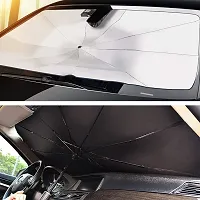 Car Windshield Sun Shade Umbrella, Foldable Car Sunset Umbrella Cover UV Block Car Front Window-thumb4