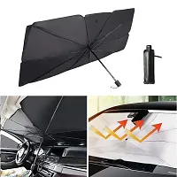 Car Windshield Sun Shade Umbrella, Foldable Car Sunset Umbrella Cover UV Block Car Front Window (Pack of 1)-thumb2