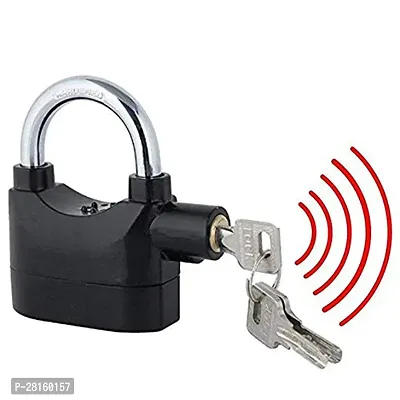 Home Safety Door Alarm Pad Lock With Three Keys-thumb0