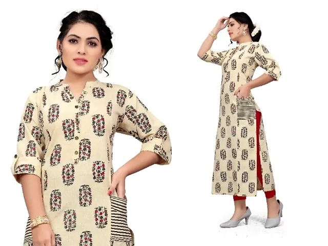 Fancy Cotton Blend Kurti