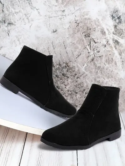 Women Trendy Flat Boots