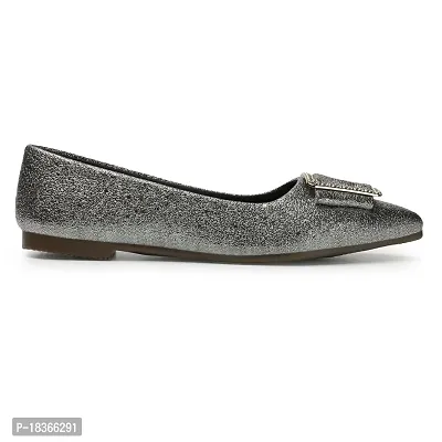 Women Pointed Toe Embellished Ballerinas-thumb4