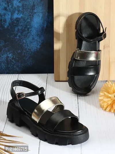 Women Elegant Buckle Strap Sandals-thumb0