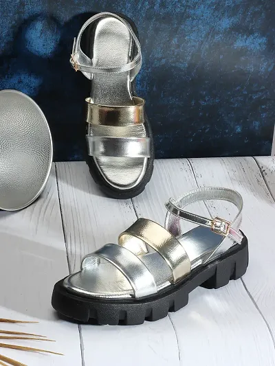 Women Elegant Buckle Strap Sandals