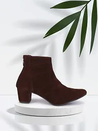 Women Stylish heel Boots-thumb1