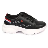 FLEXIFEET Stylish Casual Sneaker for Women | Girls | Black 5 (UK)-thumb2