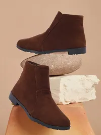 Women Trendy Flat Boots-thumb1
