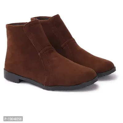 Women Trendy Flat Boots-thumb5