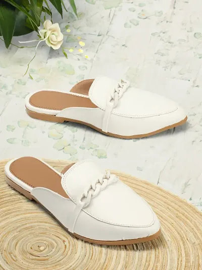 Women Elegant Mule Flats