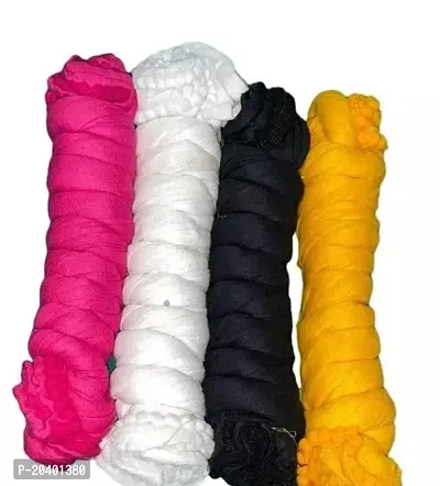 Stylish Fancy Cotton Dupattas For Women Pack Of 4
