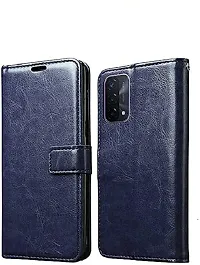 BINTAGE Magnetic Case Artificial Leather Flip Cover for SAMSUNG Galaxy A7 - SM-A750F - Attractive Blue-thumb4