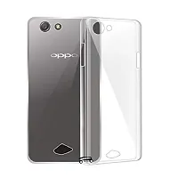 BINTAGE Flexible Rubber Back Cover for OPPO Neo 5 - Transparent-thumb3