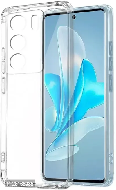 BINTAGE Flexible Silicon Back Cover for Vivo V2250 / V29 5G/ V29Pro 5G - Transparent-thumb2