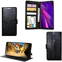 BINTAGE Magnetic Case Artificial Leather Flip Cover for Nokia 5 - Starry Black-thumb1