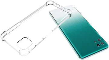 BINTAGE Flexible Rubber Back Cover for SAMSUNG Galaxy F42 5G - Transparent-thumb4