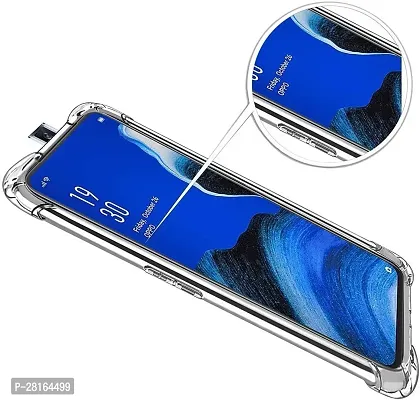 BINTAGE Flexible Rubber Back Cover for OPPO Reno 2z - Transparent-thumb3