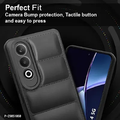 BINTAGE Matte Soft Case | Liquid Silicon Puff Case Back Cover for OnePlus CPH2613 /Nord CE4 - Black-thumb5