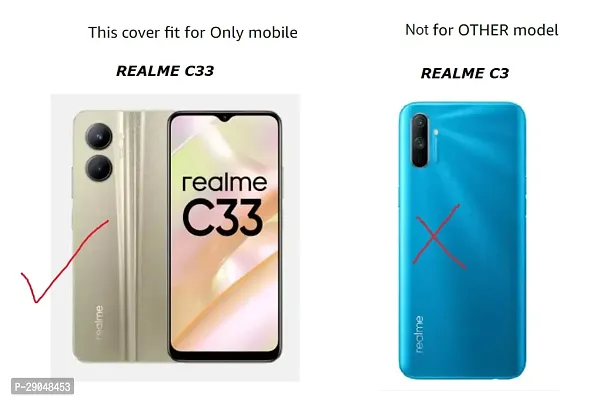 BINTAGE Combo 2 Flip Cover for Realme RMX3624 / Realme C33 | Wallet Stylish Button Magnetic - Brown / Blue-thumb4