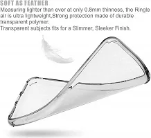 BINTAGE Flexible Rubber Back Cover for Motorola G84 5G - Transparent-thumb2