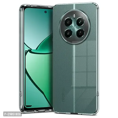 BINTAGE soft Rubber Back Cover for Realme RMX3844 / P1 Pro 5G - Transparent