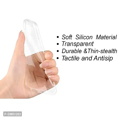BINTAGE soft Rubber Back Cover for Mi REDMI A3 ( 2023 Model ) - Transparent-thumb4