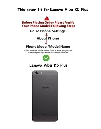 BINTAGE Flexible Rubber Back Cover for Lenovo Vibe K5 Plus - Transparent-thumb2