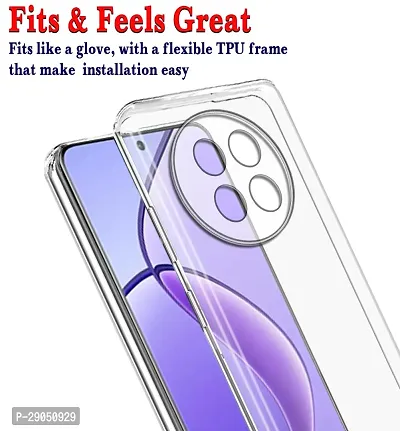 BINTAGE soft Rubber Silicon Clear Back Cover for Realme Narzo 70X 5G - Transparent-thumb5