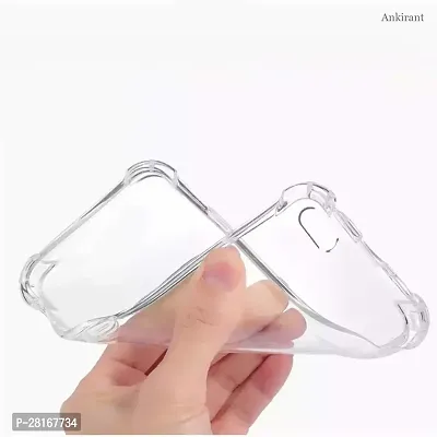 BINTAGE Flexible Rubber Back Cover for REDMI 9 Activ - Transparent-thumb3
