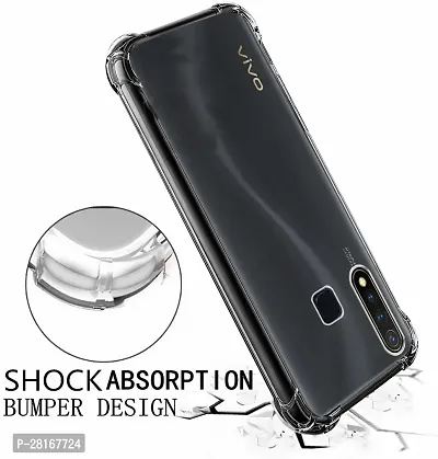 BINTAGE Flexible Rubber Back Cover for Tecno spark 5 - Transparent-thumb4
