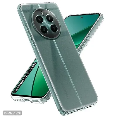 BINTAGE soft Rubber Back Cover for Realme 12Pro /12pro+ /P1 Pro - Transparent-thumb2