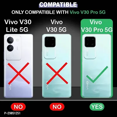 BINTAGE soft Rubber Back Cover for Vivo V2319 / V30 Pro 5G - Transparent-thumb3