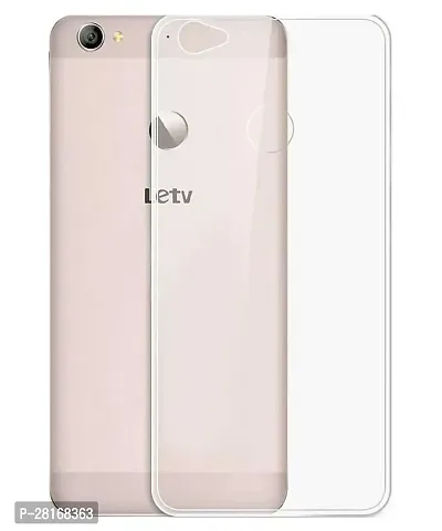 BINTAGE Flexible Rubber Back Cover for Letv le 1s - Transparent-thumb0